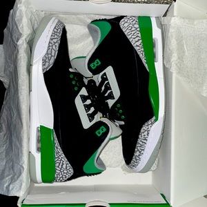 Jordan retro 3 pine green